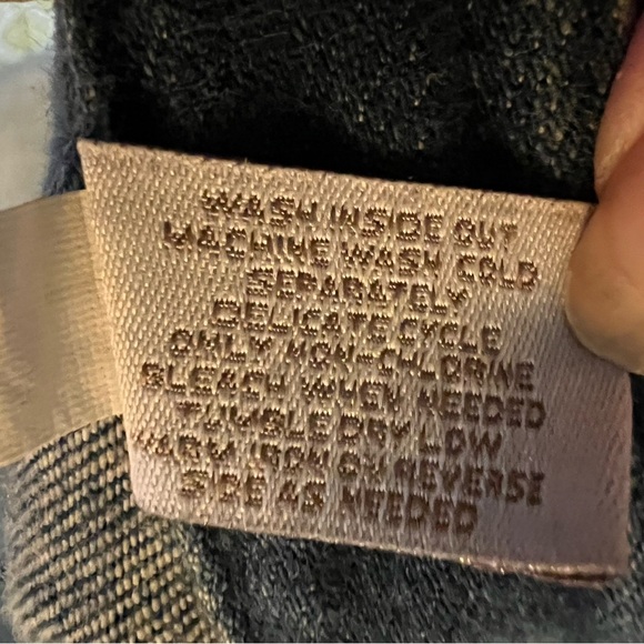 Chico’s Ruffle Trim Jean Jacket - Picture 6 of 7